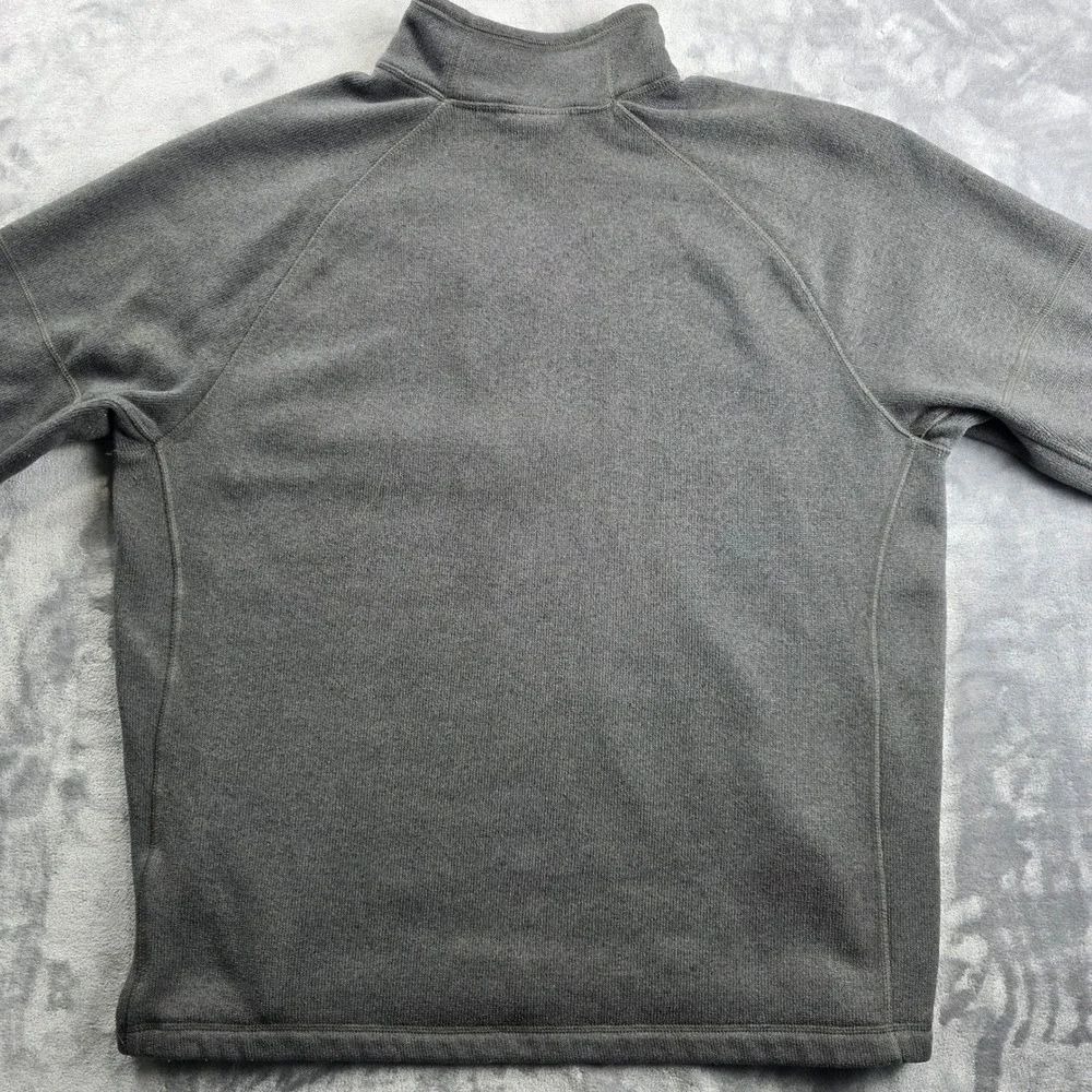 The‎ North Face Gordon Lyons Fleece Men XL Gray Quarter Zip Sweater Pullover